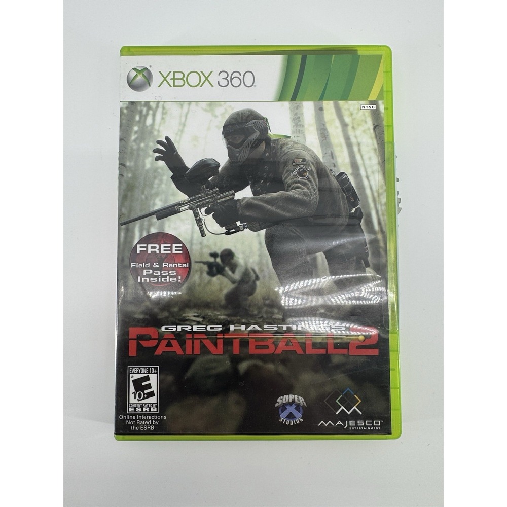 Greg Hastings Paintball 2 Microsoft Xbox 360 2010 With Manual CIB